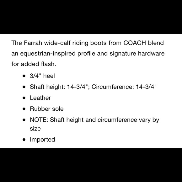 Coach women’s Farrah logo buckle tall riding boots - Picture 6 of 10